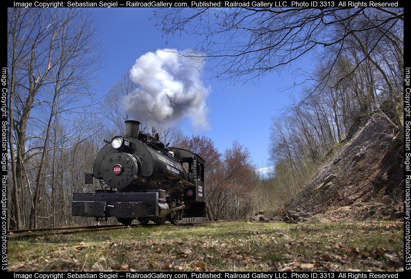 123 is a class 0-4-0 and  is pictured in Ashland, Pennsylvania, United States.  This was taken along the Pioneer Tunnel Coal Mine on the Pioneer Tunnel Coal Mine. Photo Copyright: Sebastian Segiel uploaded to Railroad Gallery on 04/22/2024. This photograph of 123 was taken on Saturday, April 20, 2024. All Rights Reserved. 
